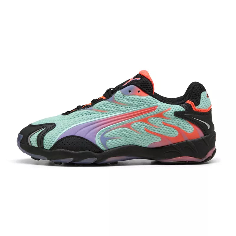 Basket Puma Inhale - Vert, Noir, Orange, Violet