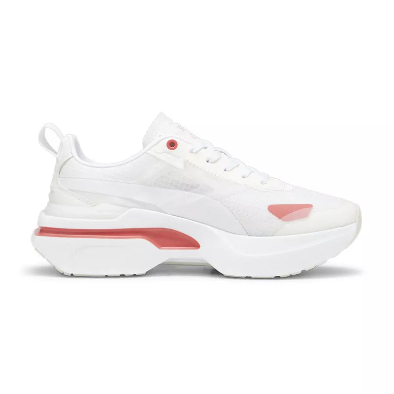 Basket Puma Kosmo Rider - Blanc Et Rose