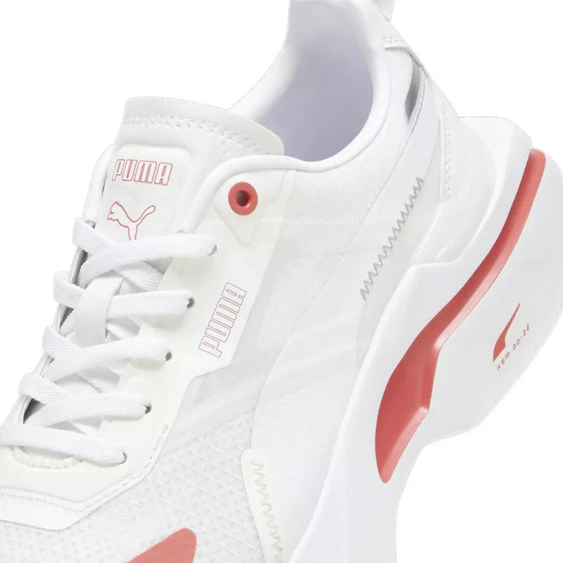 Basket Puma Kosmo Rider - Blanc Et Rose