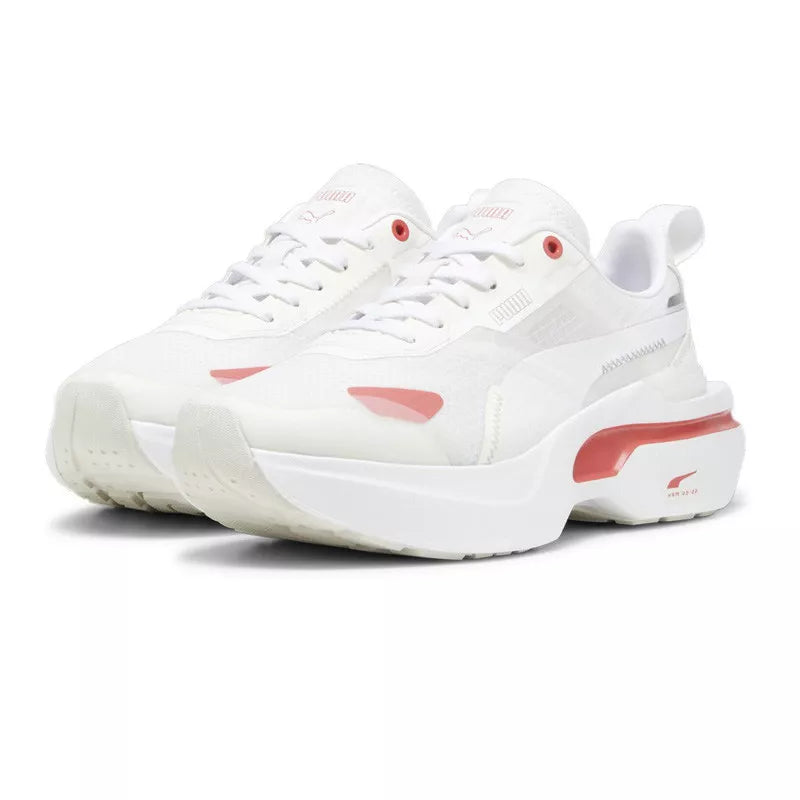 Basket Puma Kosmo Rider - Blanc Et Rose