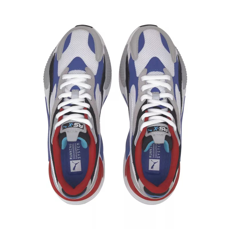 Basket Puma Rs-X3 Puzzle - Blanc, Bleu, Rouge .