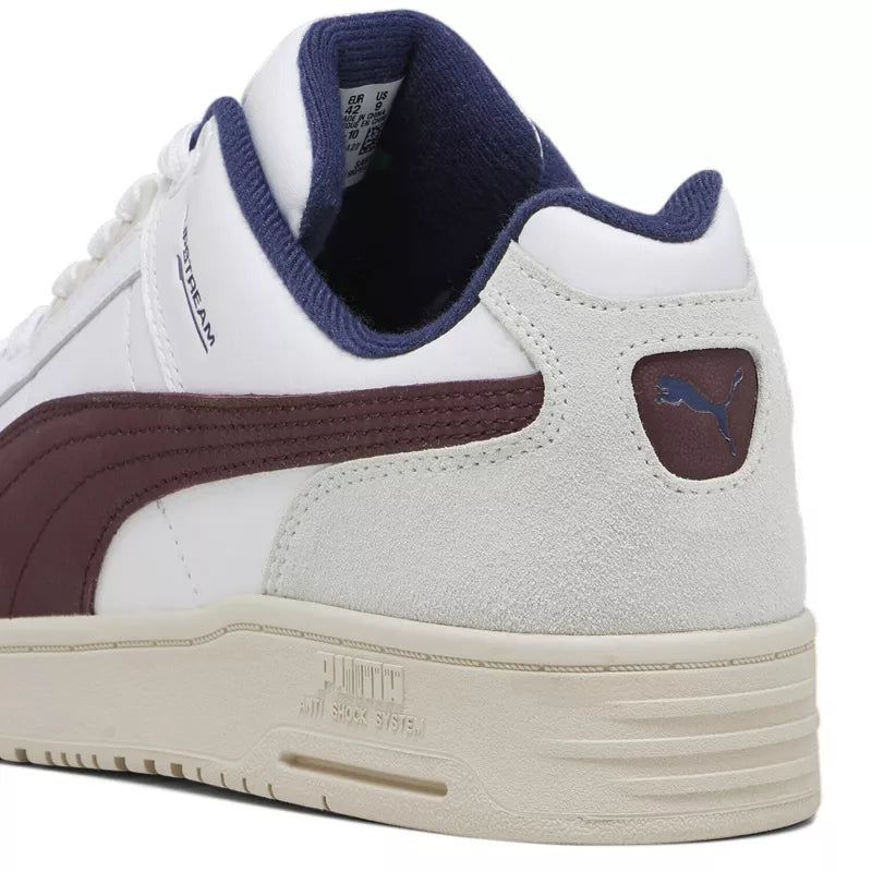 Basket Puma Slipstream Lo Retro - Blanc Et Rouge