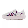 Basket Puma Suede Platform Trace Flowery - Blanc