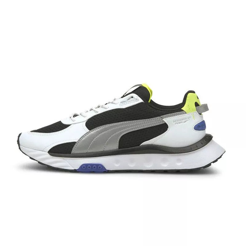 Basket Puma Wild Rider Jts - Noir Et Argent