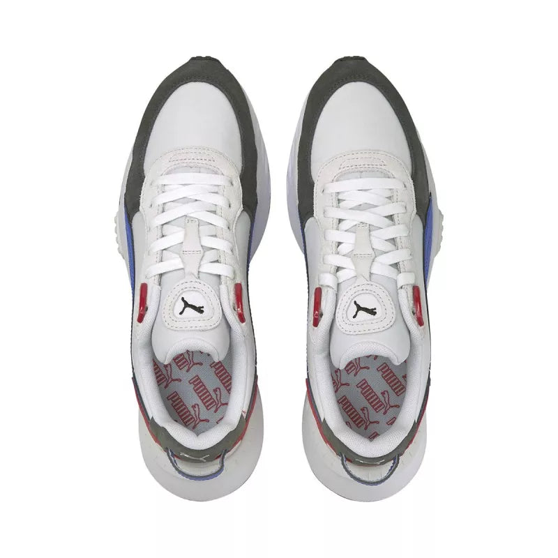 Basket Puma Wild Rider Rollin - Noir, Blanc, Rouge, Bleu.