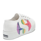 Superga - Basket Superga 2790-Cotw Printed Logoglitter - Blanc - Superga Femme Homme