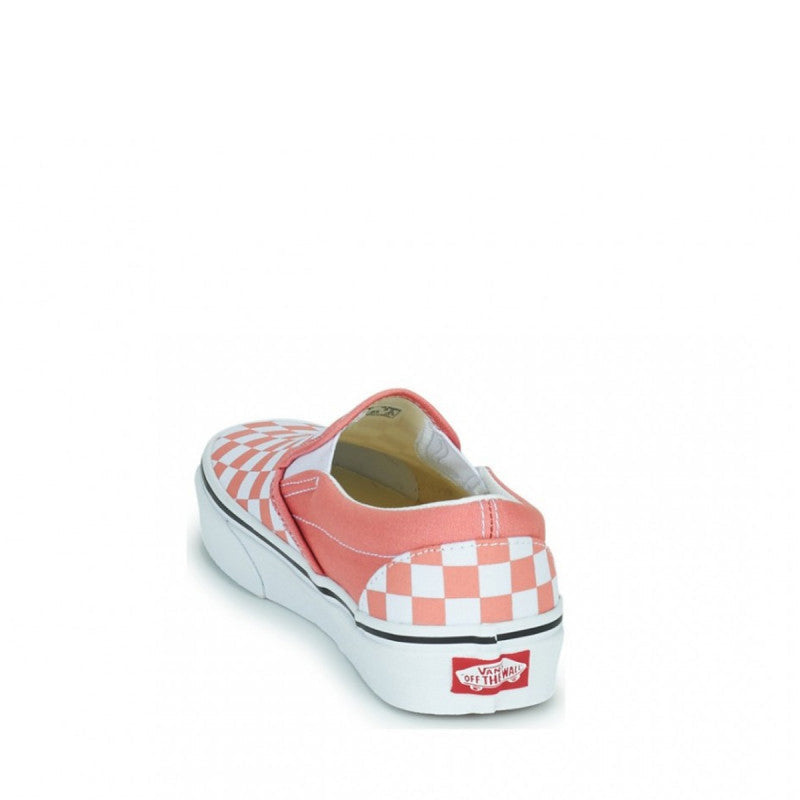 Baskets Checkerboard Classic Slip On - Rose - Mixte