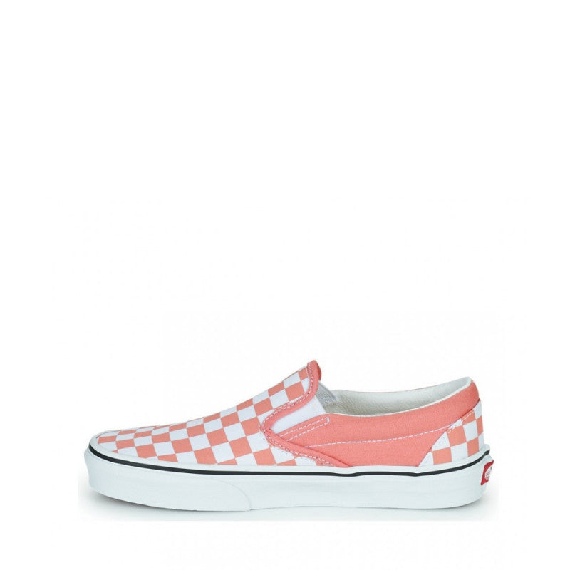 Baskets Checkerboard Classic Slip On - Rose - Mixte