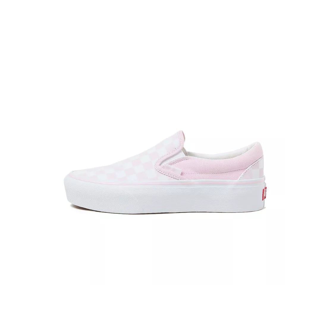 Baskets Classic Slip-On Platform - Blanc Et Rose - Femme