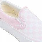 Baskets Classic Slip-On Platform - Blanc Et Rose - Femme