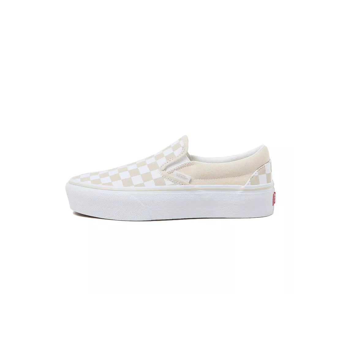 Baskets Classic Slip-On Platform - Beige - Femme