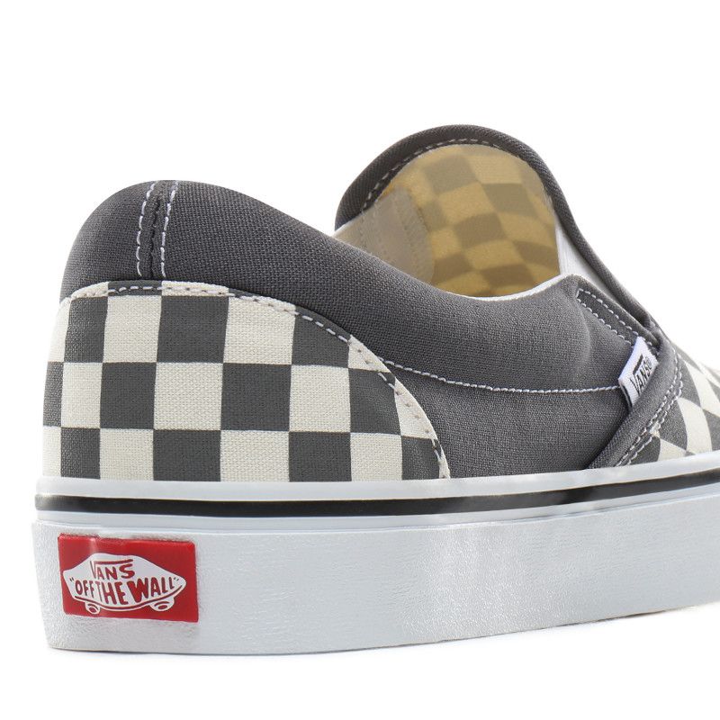 Slip-On Classic Gris Foncé Et Écru - Mixte