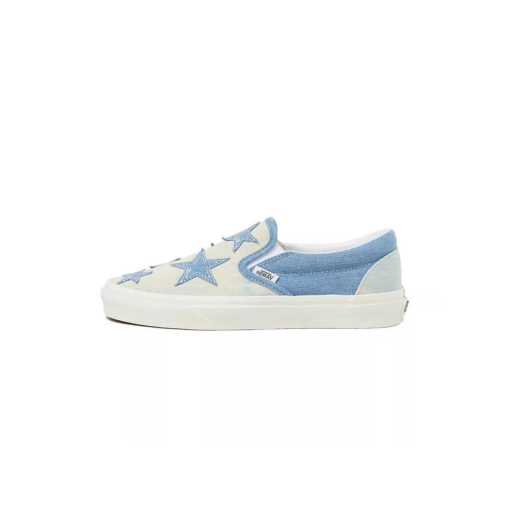 Baskets Classic Slip On - Bleu Et Beige - Mixte