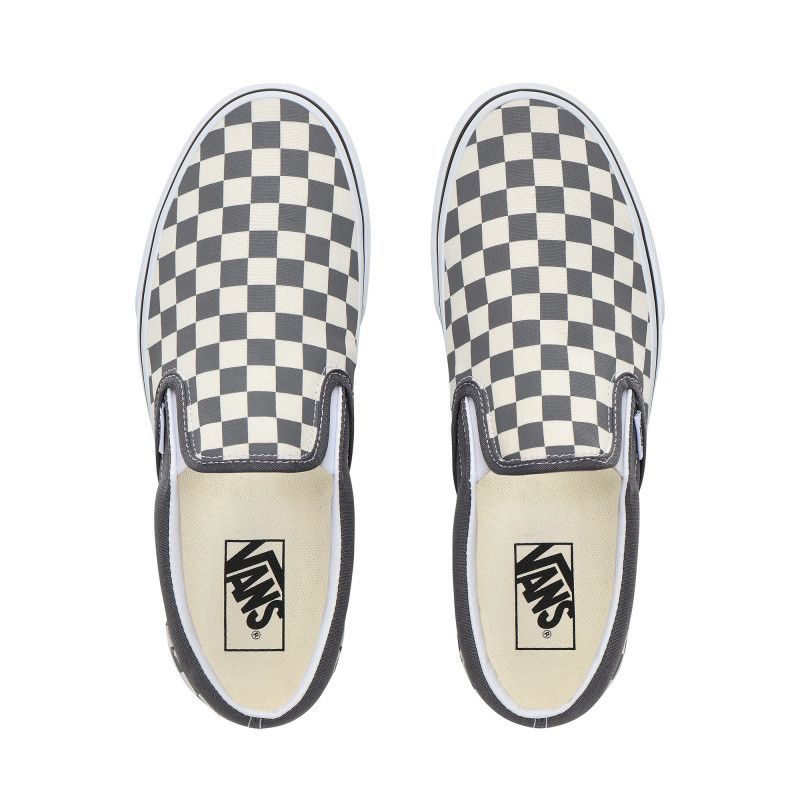Slip-On Classic Gris Foncé Et Écru - Mixte