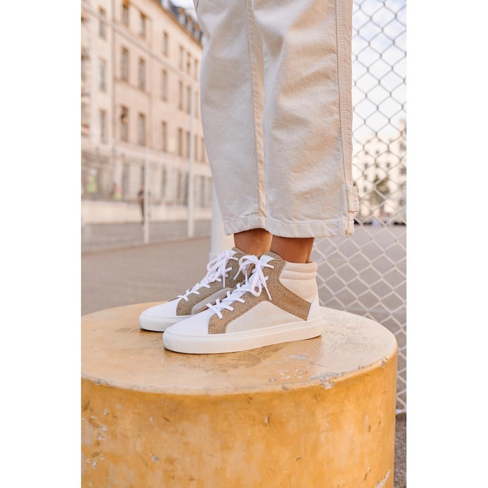 Basket Yves - Blanc - Femme - Canal Saint Martin* - The Bradery