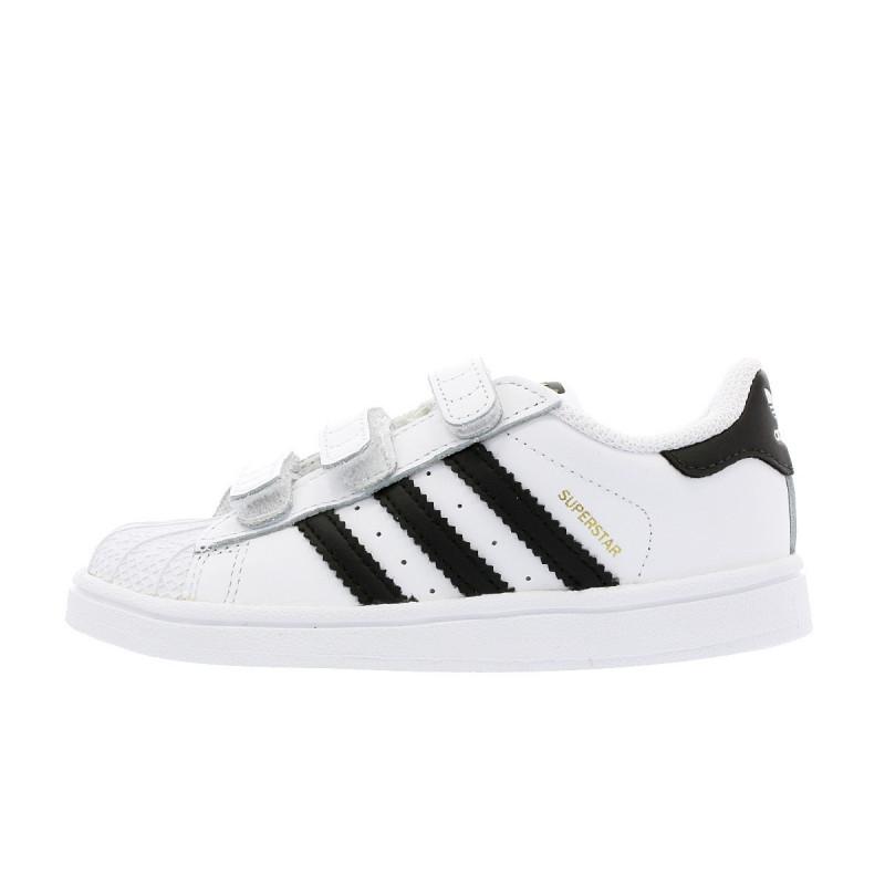 Baskets Adidas Originals Superstar Blanc / Noir - Bébé - Adidas - The Bradery