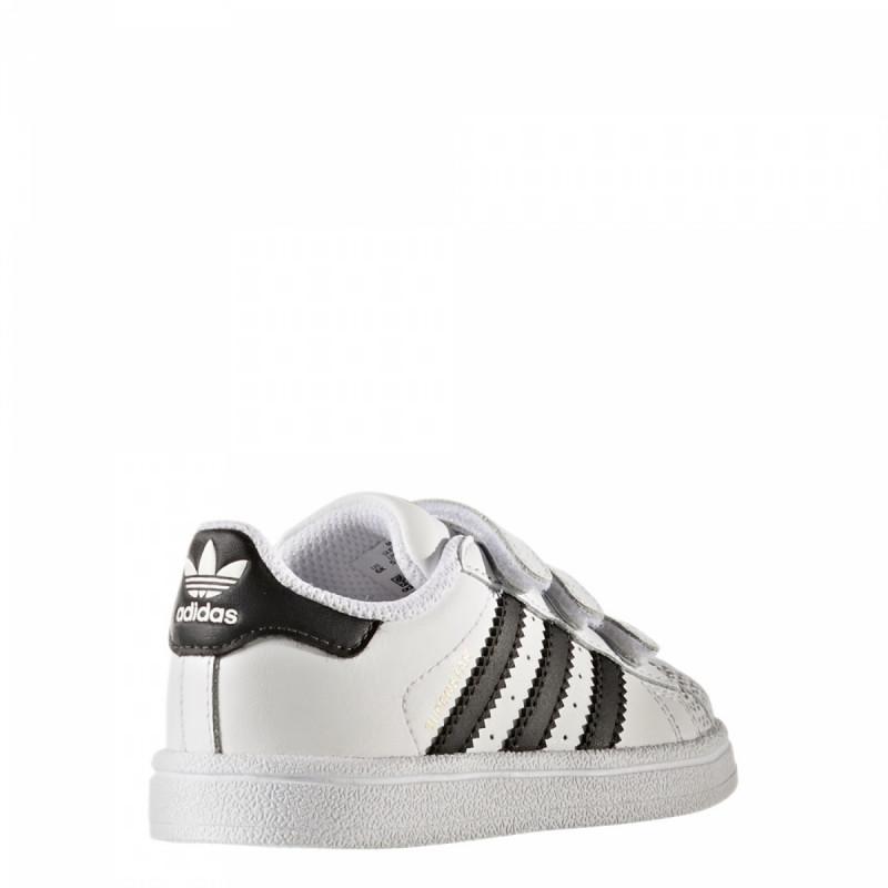 Baskets Adidas Originals Superstar Blanc / Noir - Bébé - Adidas - The Bradery