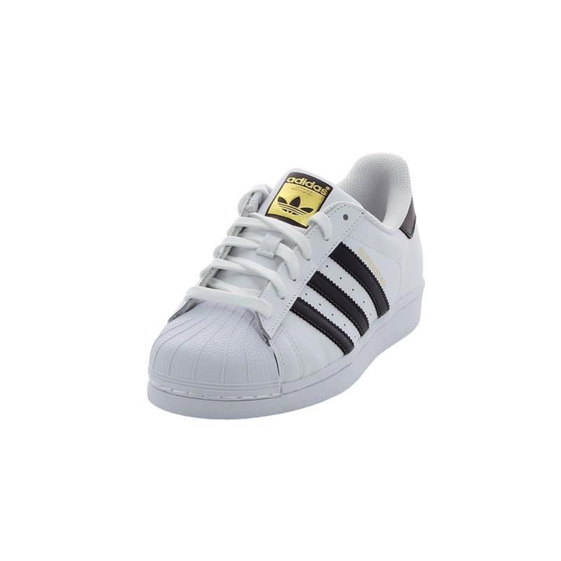 Baskets Adidas Originals Superstar Blanc / Noir / Jaune - Femme - Adidas - The Bradery