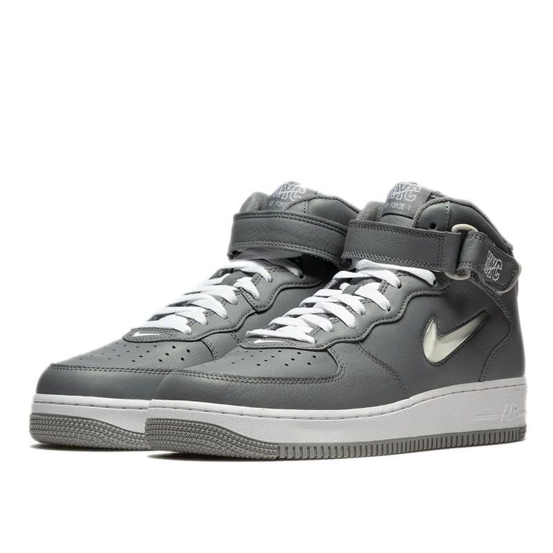 Baskets Air Force Mid Jewel Nyc - Homme - Gris - Nike2 - The Bradery