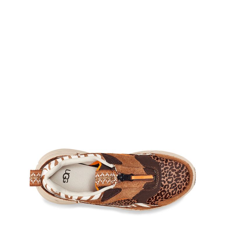 Baskets Ca805 Zip Wild Thang - Châtaigne - Femme - UGG2 - The Bradery
