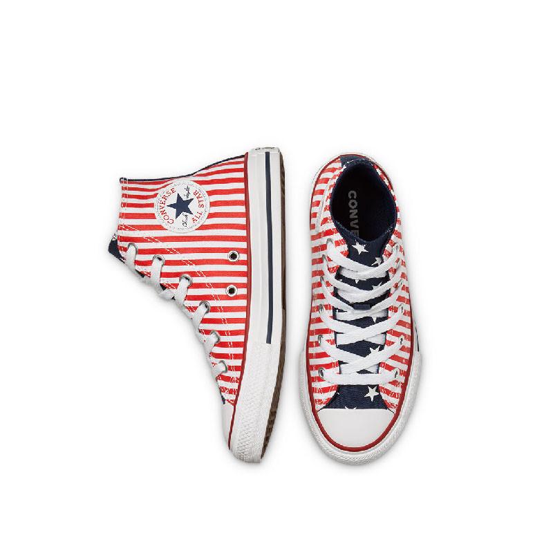 Baskets Chuck Taylor All Star High Top Cadet - Rouge - Enfant - Converse - The Bradery