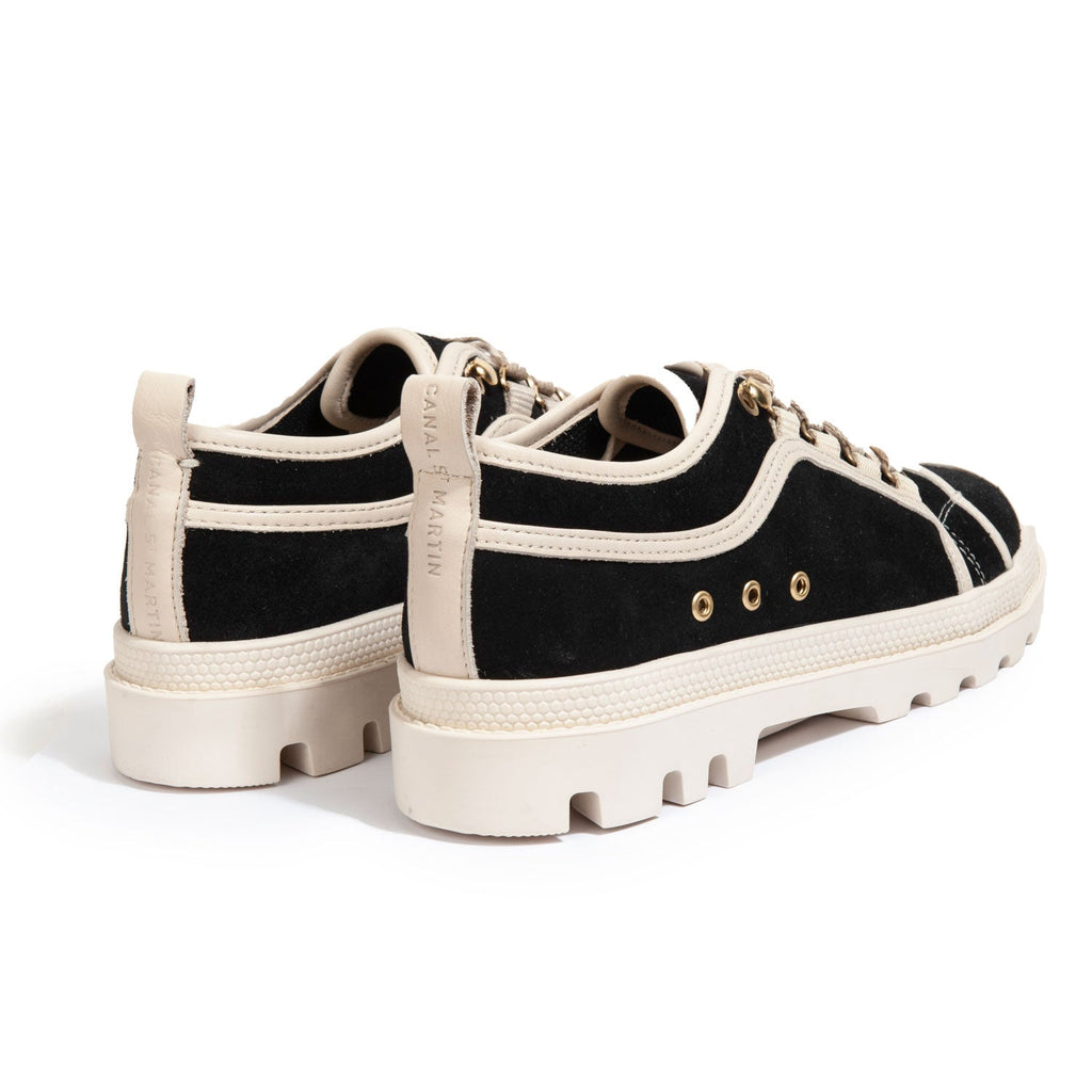 Baskets Edie - Noir - Femme - Canal Saint Martin* - The Bradery