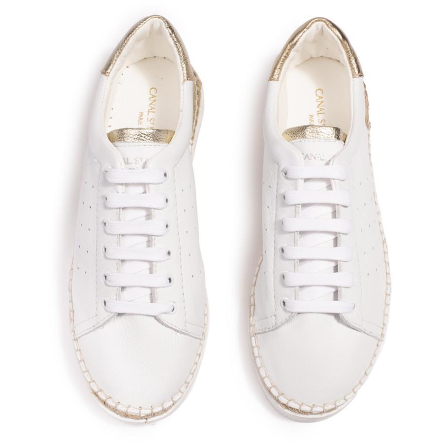 Baskets Espadrille Lancry Queen Doré - Femme - Canal Saint Martin* - The Bradery
