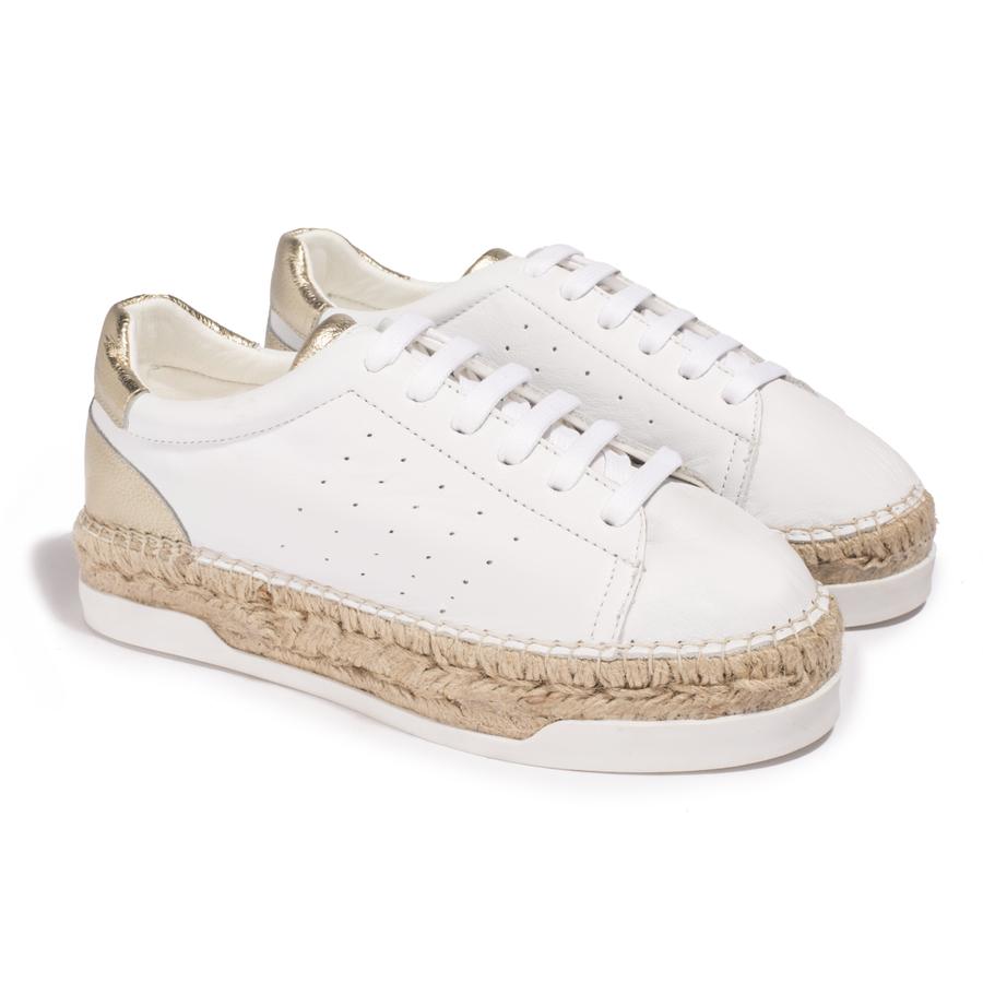 Baskets Espadrille Lancry Queen Doré - Femme - Canal Saint Martin* - The Bradery