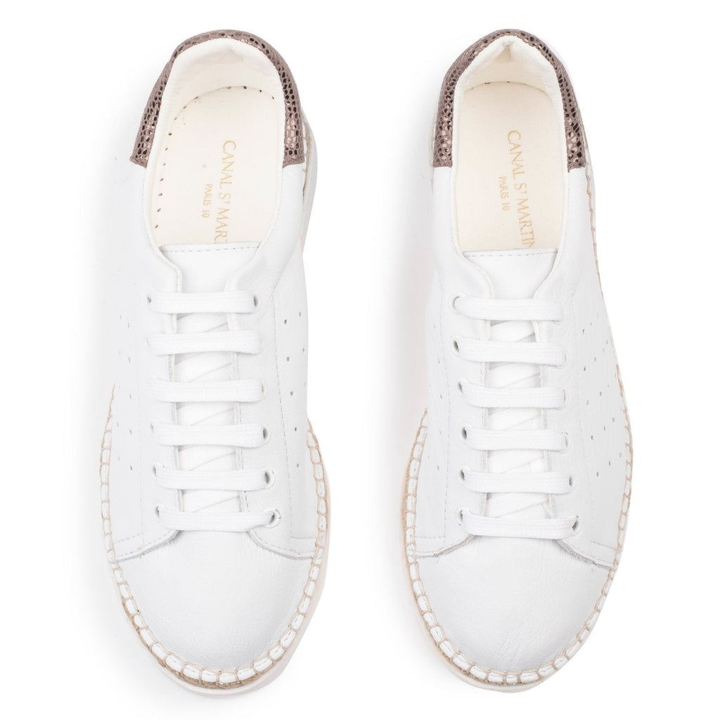 Baskets Espadrille Lancry Roma - Taupe - Femme - Canal Saint Martin - The Bradery