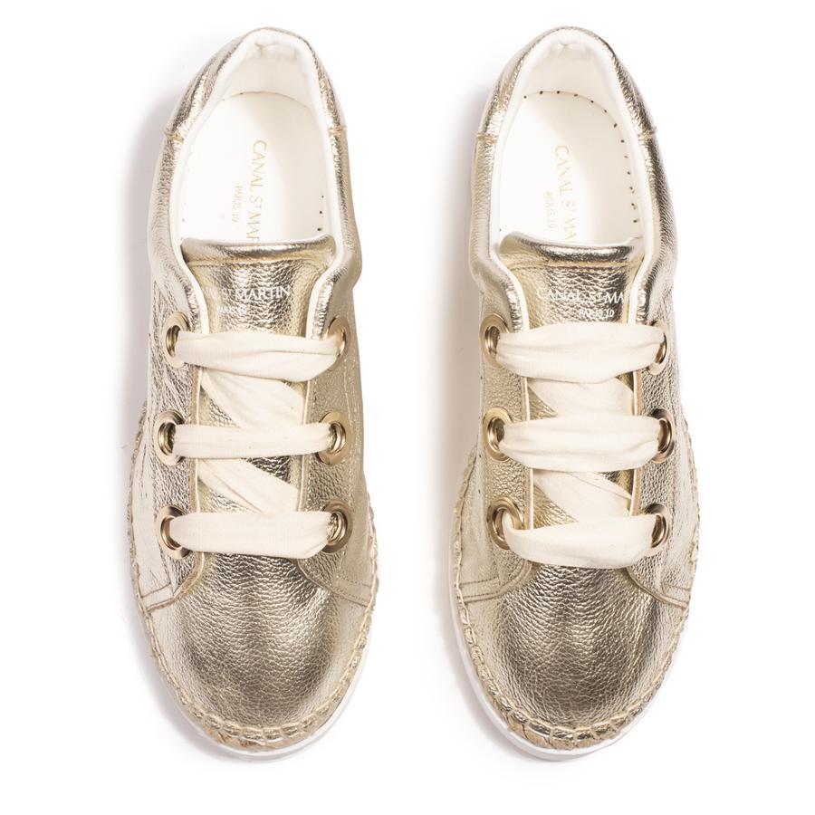 Baskets Espadrille Lancry Shock Cuivre - Femme - Canal Saint Martin* - The Bradery