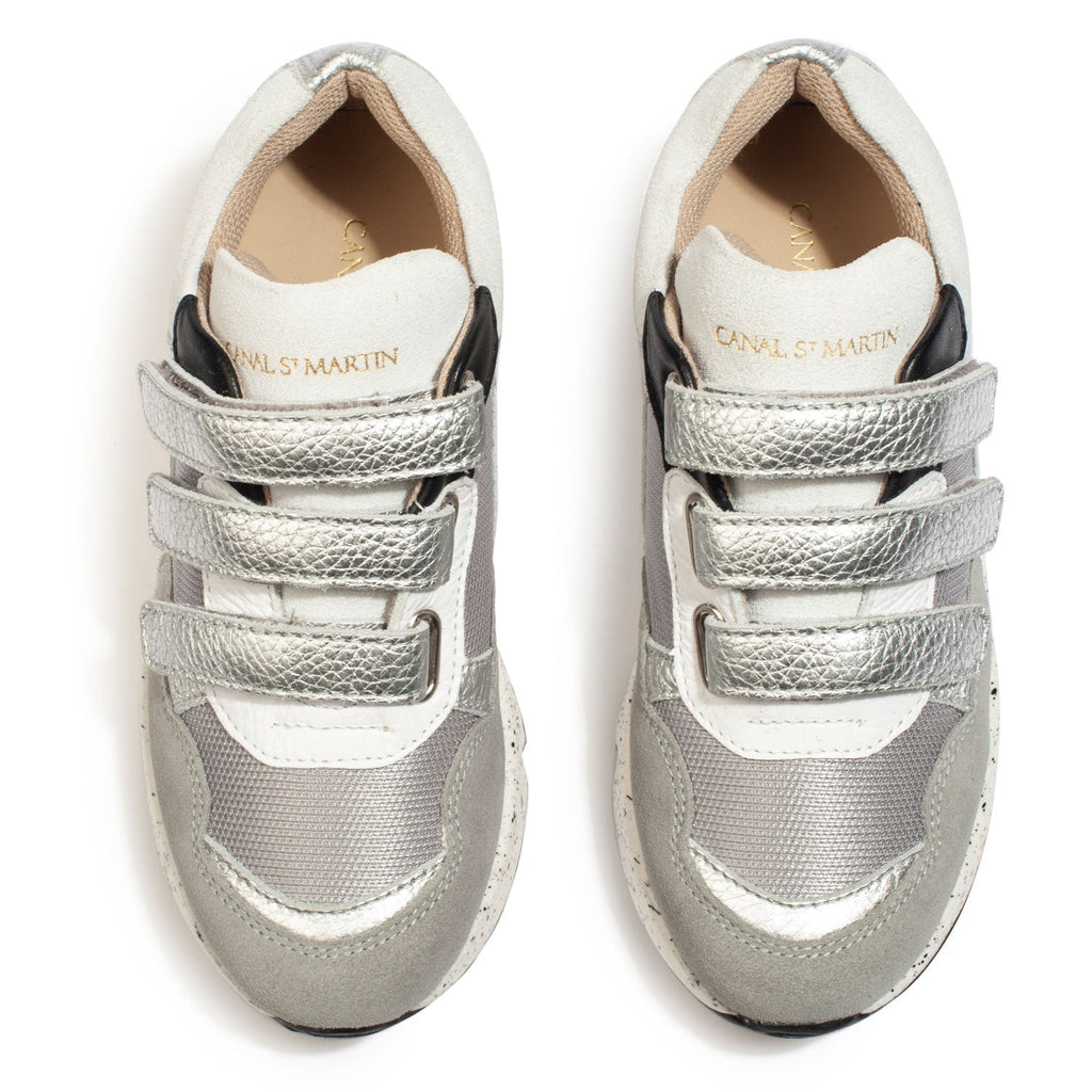 Baskets Gaby Kid - Gris - Enfant - Canal Saint Martin* - The Bradery