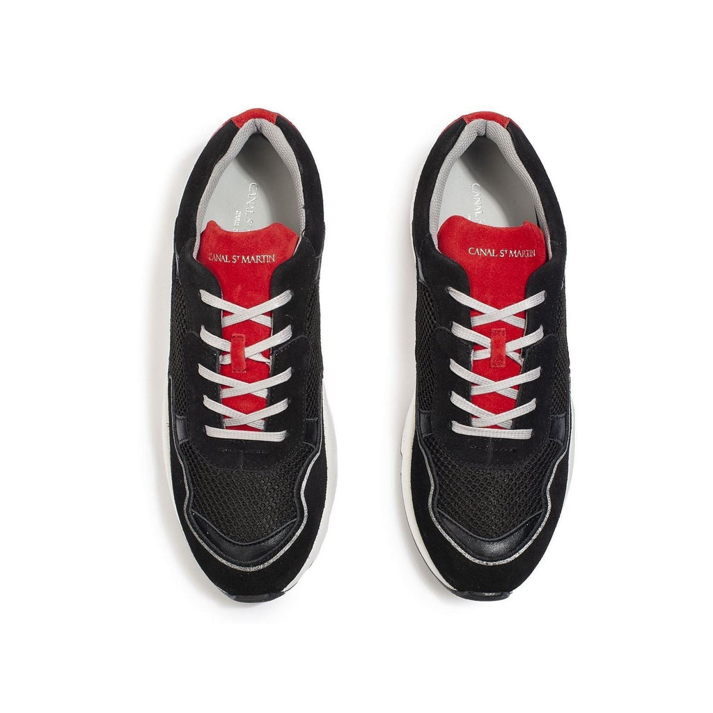 Baskets Jacques - Noir - Homme - Canal Saint Martin* - The Bradery