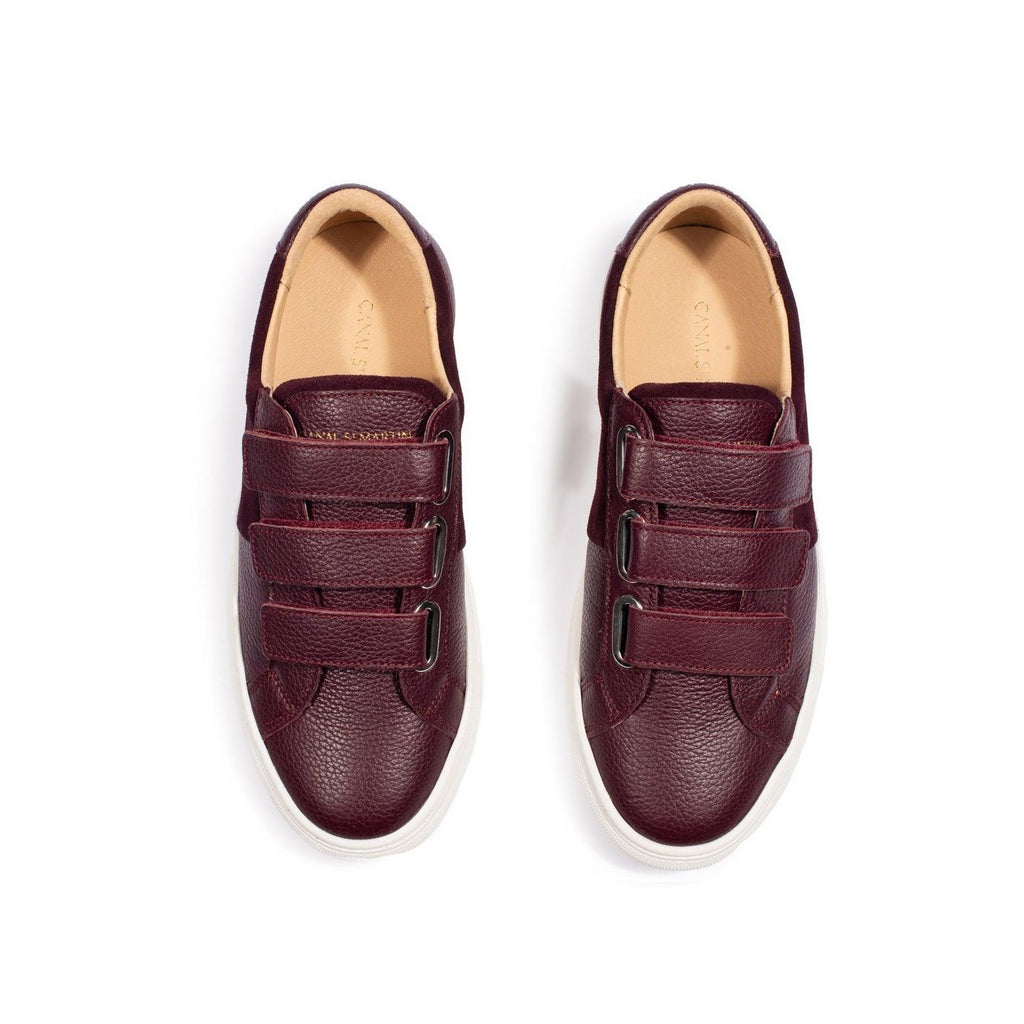 Baskets Jules - Bordeaux Bis - Femme - Canal Saint Martin* - The Bradery