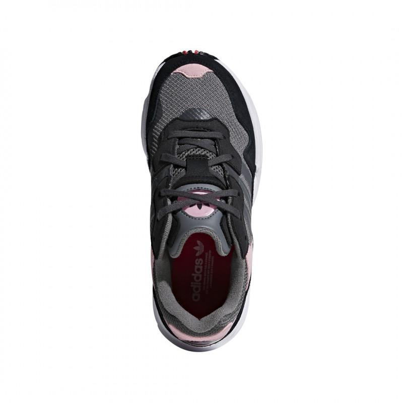 Baskets Junior Adidas Originals Yung-96 J - Anthracite - Junior CHAUSSURE Adidas