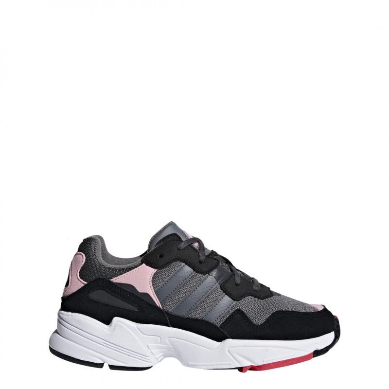 Baskets Junior Adidas Originals Yung-96 J - Anthracite - Junior CHAUSSURE Adidas
