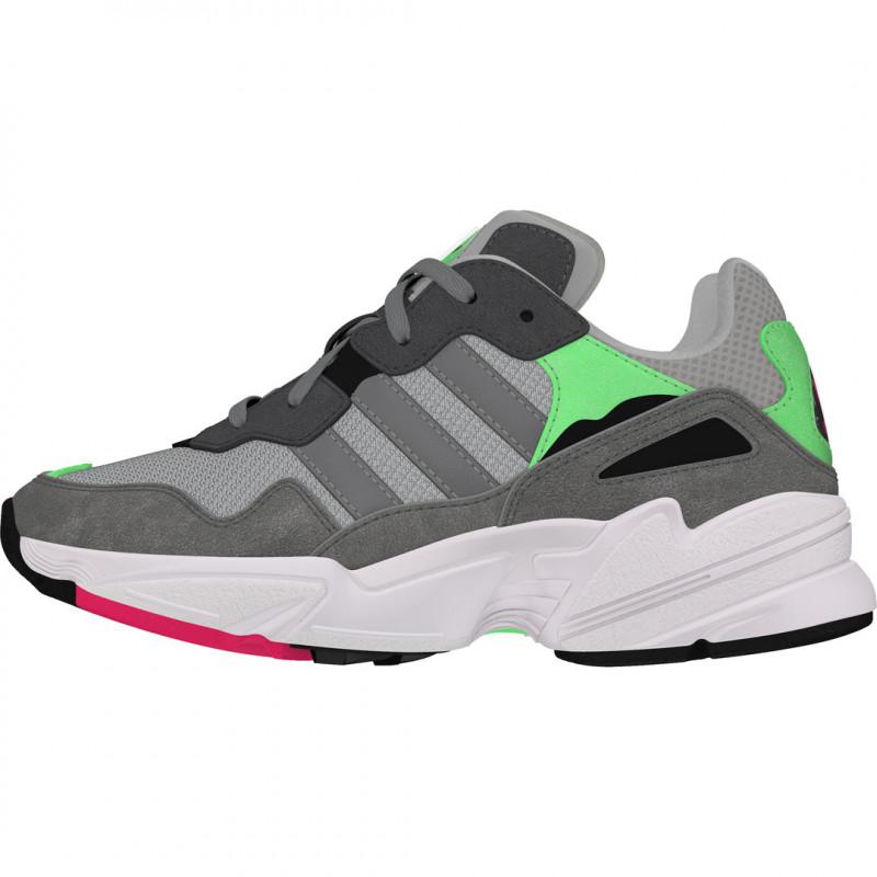 Baskets Adidas Originals Yung-96 J Gris / Vert - Baskets - Adidas1 - The Bradery