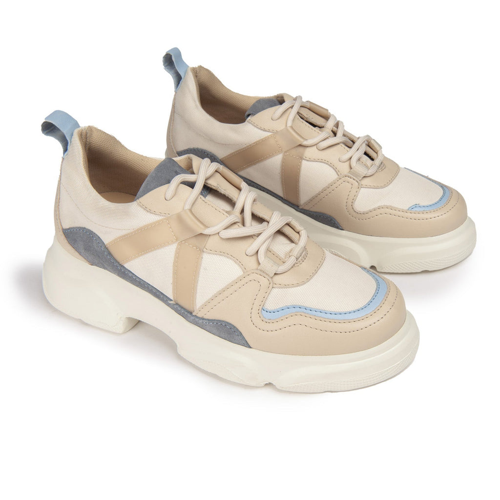 Baskets Kim - Bleu - Femme - Canal Saint Martin* - The Bradery