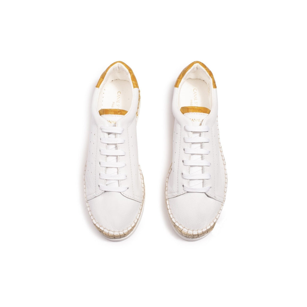 Baskets Lancry Color - Jaune - Femme - Canal Saint Martin* - The Bradery