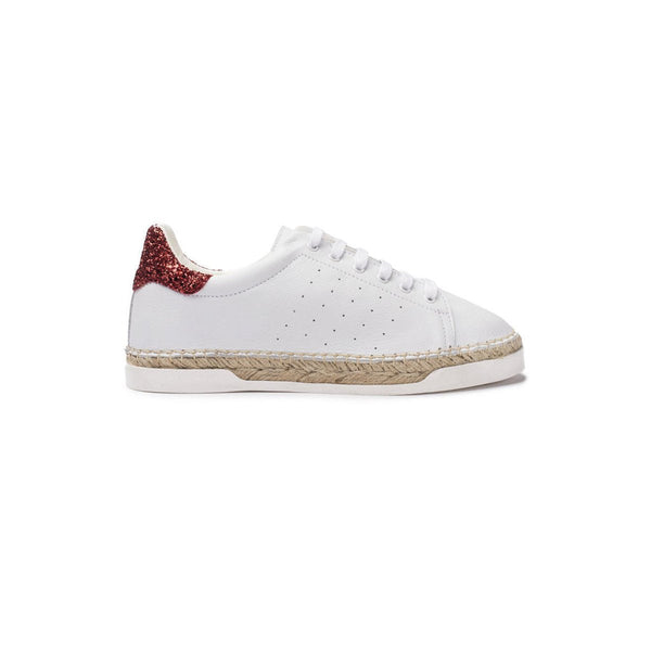 Baskets Lancry - Glitter Rouge - Femme - Canal Saint Martin* - The Bradery