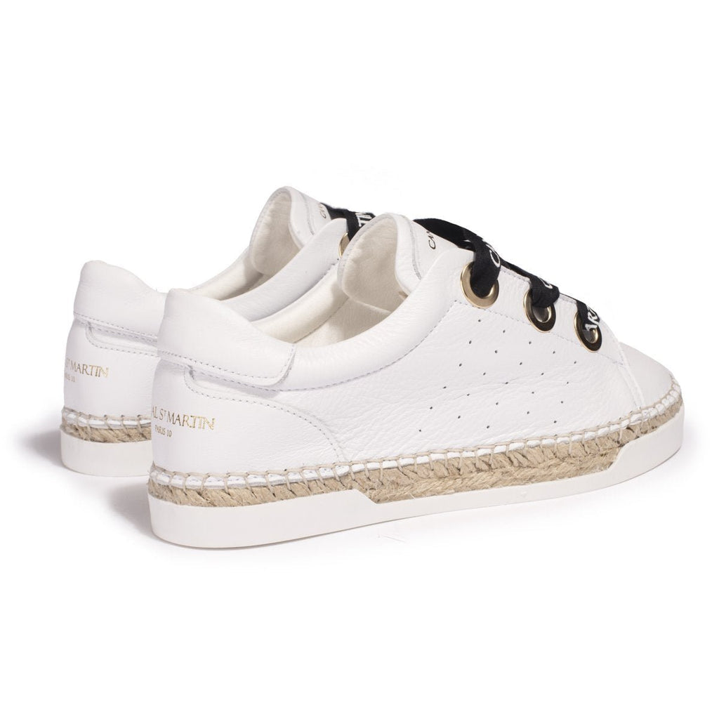 Baskets Lancry Shock - Blanc - Femme - Canal Saint Martin - The Bradery