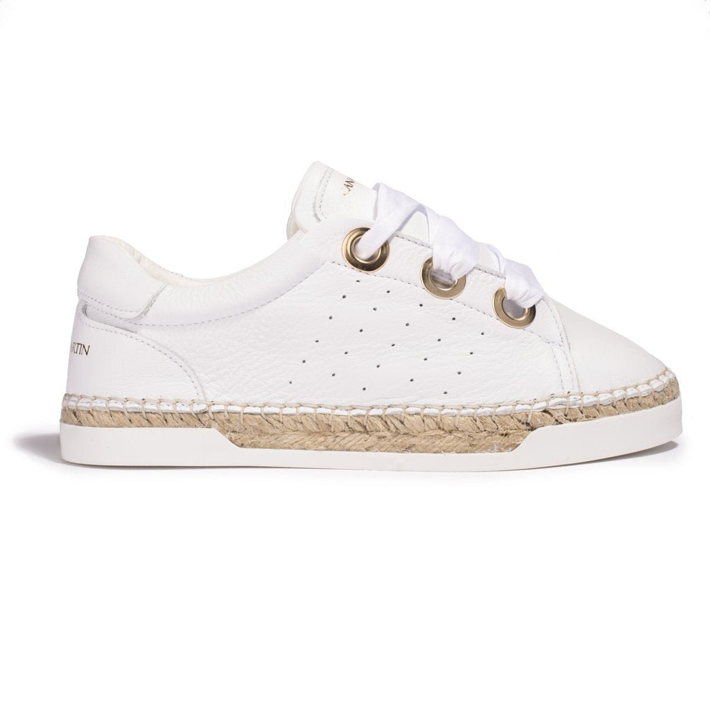 Baskets Lancry Shock - Blanc - Femme - Canal Saint Martin - The Bradery