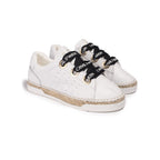Baskets Lancry Shock - Blanc - Femme - Canal Saint Martin - The Bradery