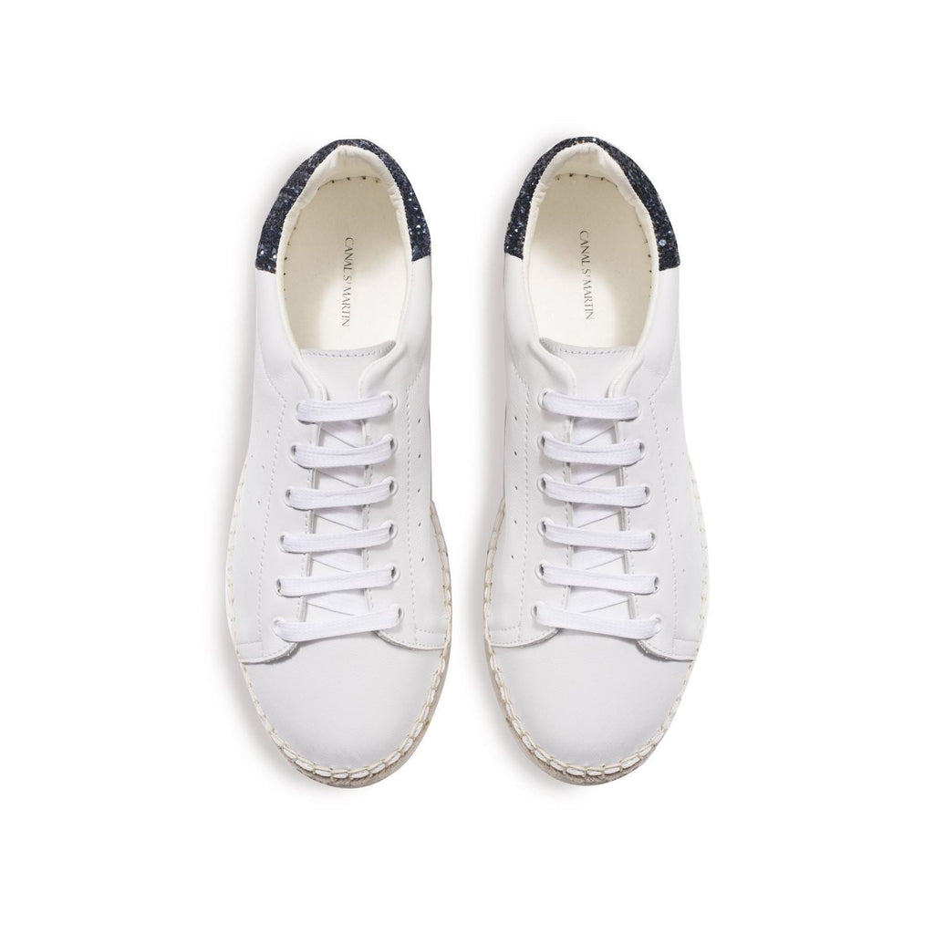 Baskets Lancry SS21 - Glitter Bleu - Femme - Canal Saint Martin* - The Bradery