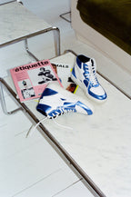Baskets Leopold - Bleu - Femme - Canal Saint Martin - The Bradery
