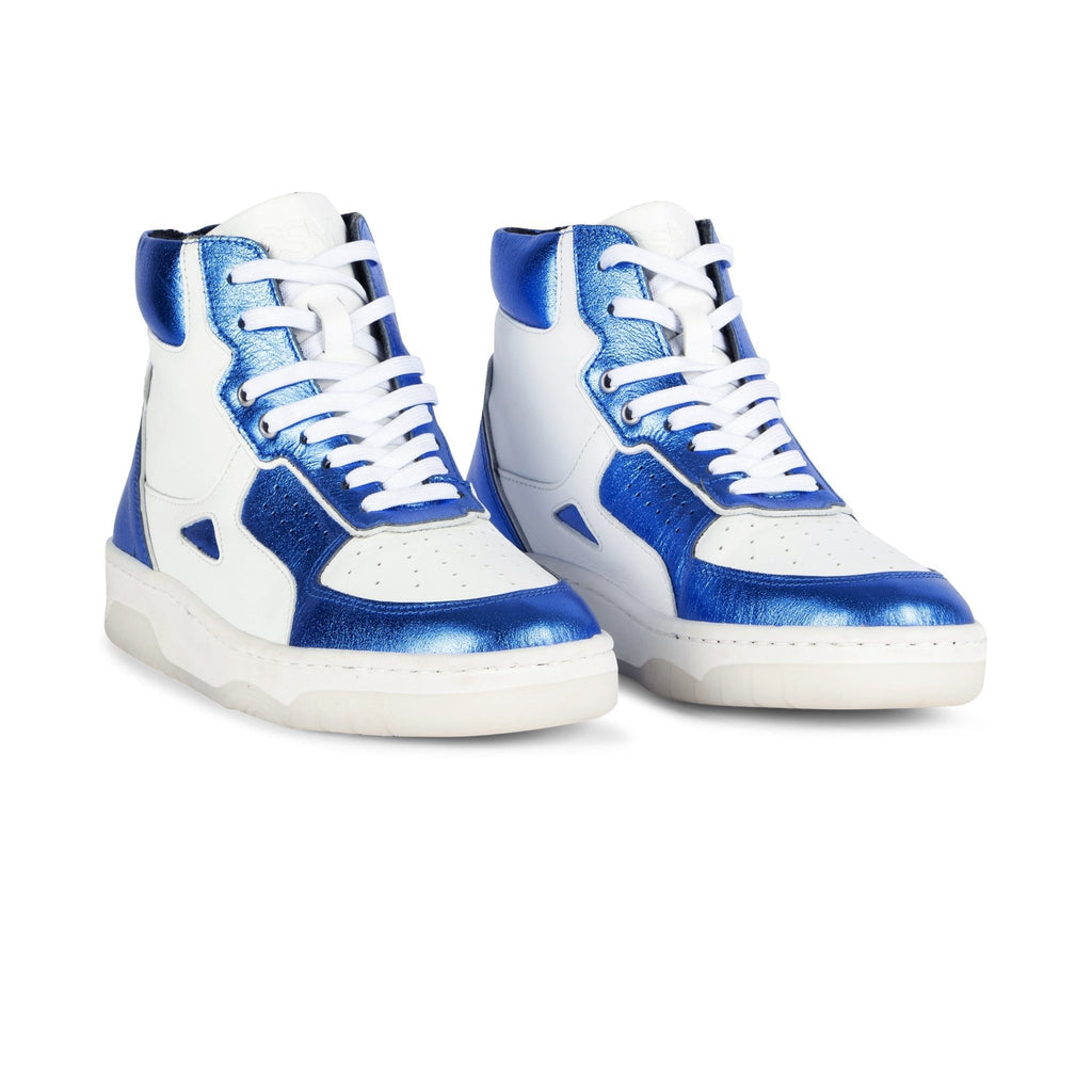 Baskets Leopold - Bleu - Femme - Canal Saint Martin - The Bradery