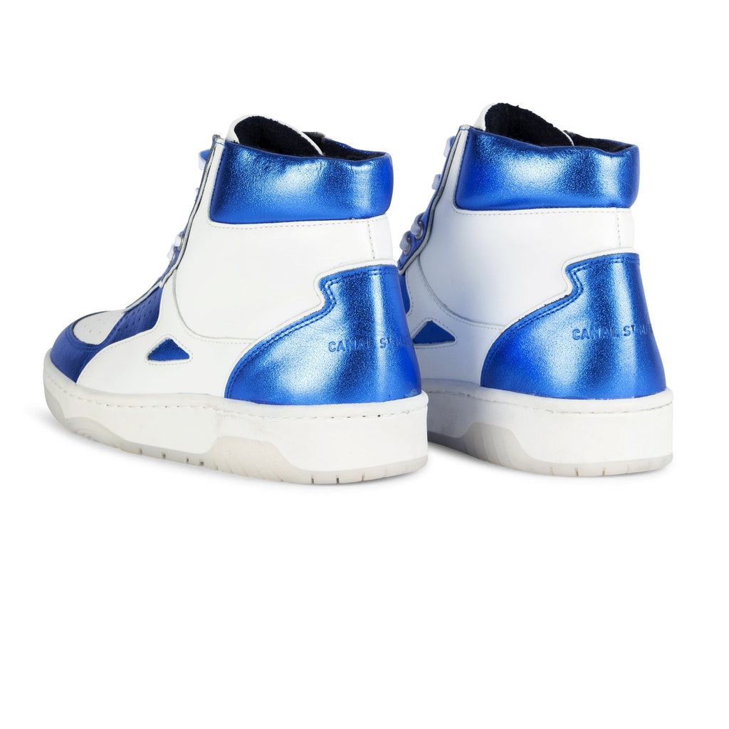 Baskets Leopold - Bleu - Femme - Canal Saint Martin - The Bradery