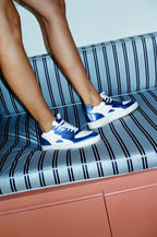 Baskets Lucas - Bleu - Femme - Canal Saint Martin - The Bradery