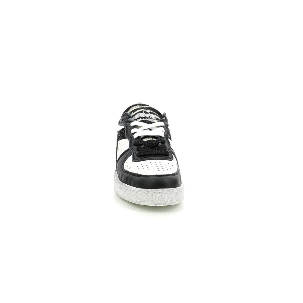 Baskets Mi Bas Row C Ju - White /Black - Femme Adultes Diadora