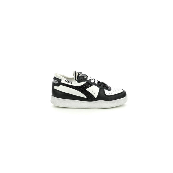 Baskets Mi Bas Row C Ju - White /Black - Femme Adultes Diadora