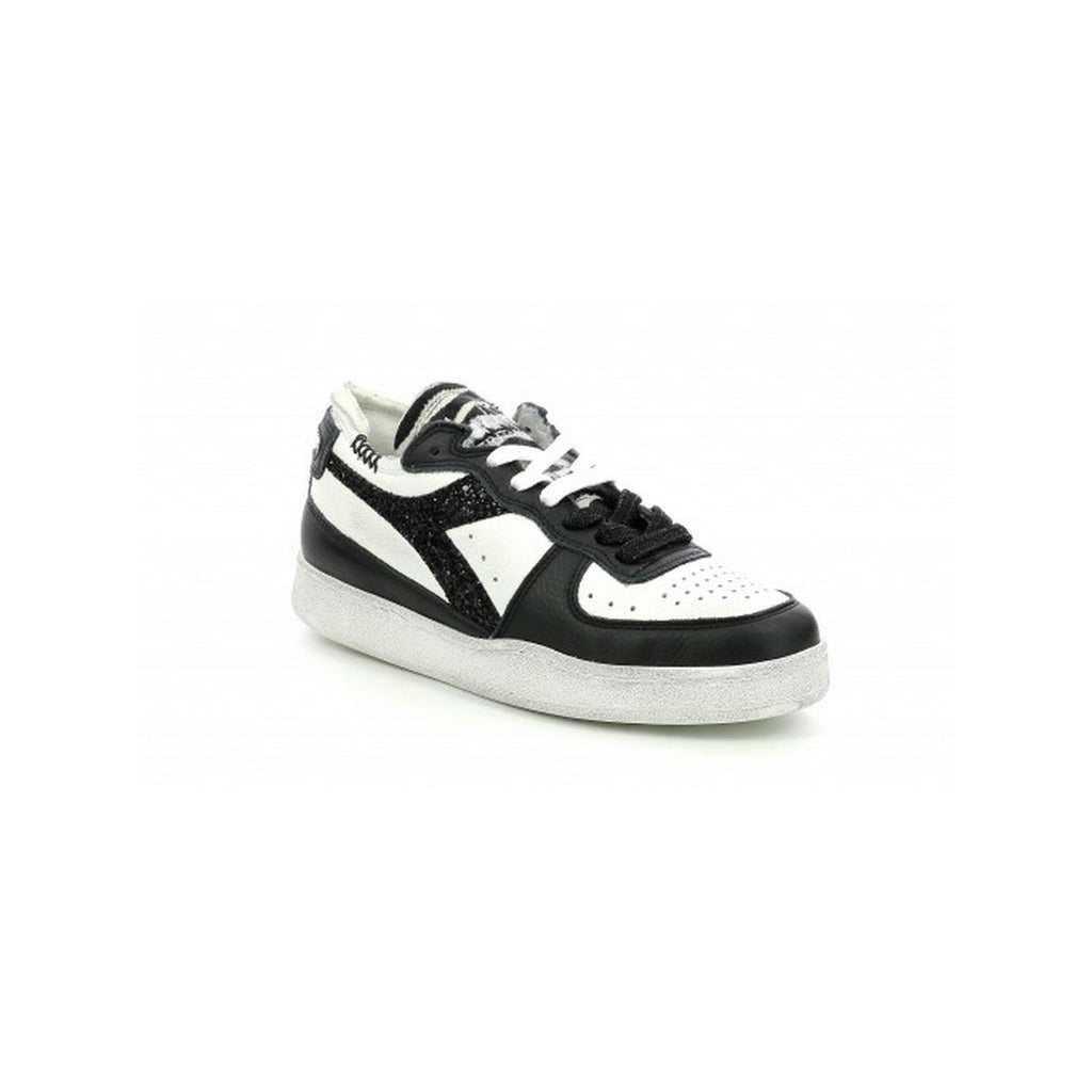 Baskets Mi Bas Row C Ju - White /Black - Femme Adultes Diadora